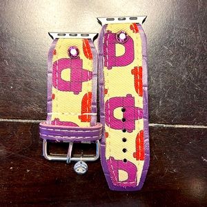 Authentic SparklBands purple Gucci Horsebit on purple crock. size 2